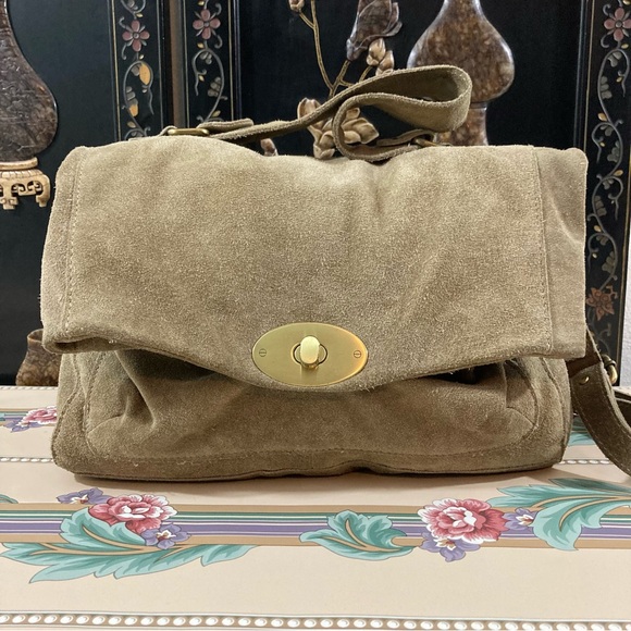Y2K Aldo Suede Bag with Shoulder Strap - Picture 1 of 10